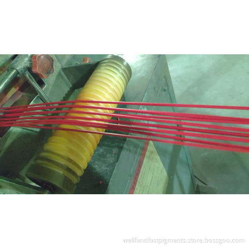 Poly pellets color RED masterbatch price